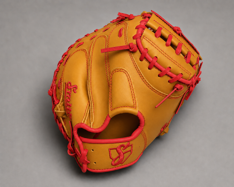 Smith BBCM-Traditional Tan Red (Baseball Catchers Glove)
