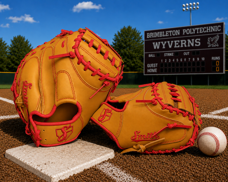 Smith BBCM-Traditional Tan Red (Baseball Catchers Glove)