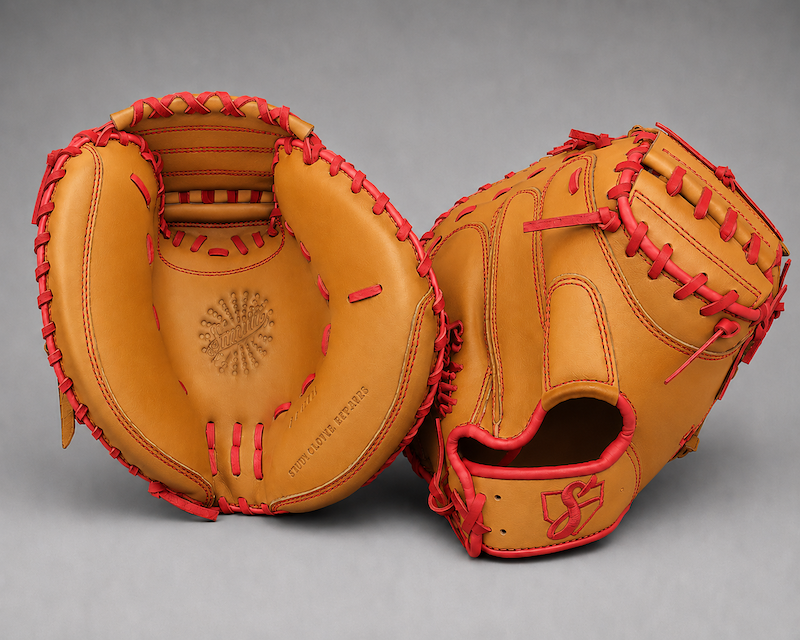 Smith BBCM-Traditional Tan Red (Baseball Catchers Glove)