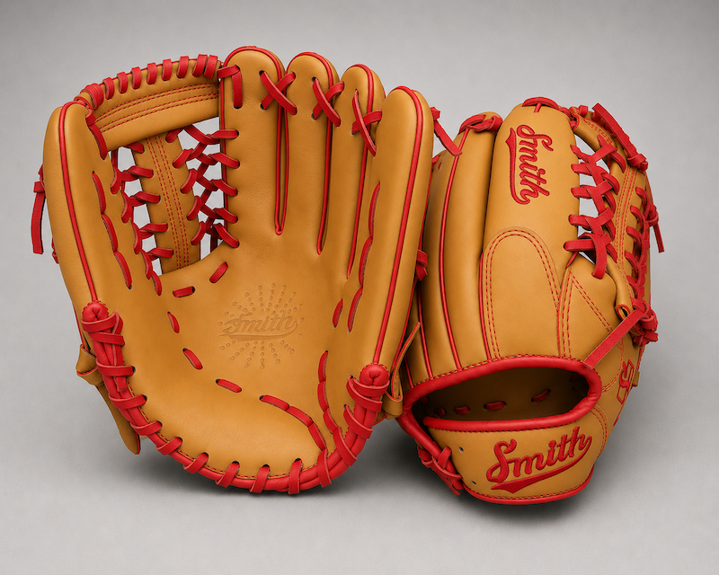 Smith FGNW-Traditional Tan n Red Baseball and Softball Glove