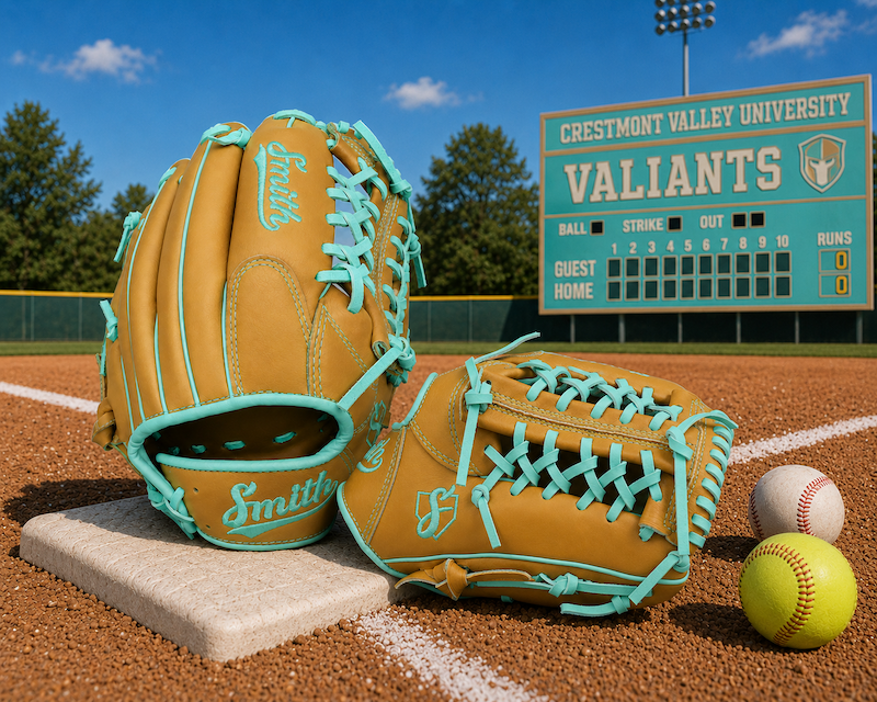 Smith FGNW-Traditional Tan n Teal Baseball and Softball Glove