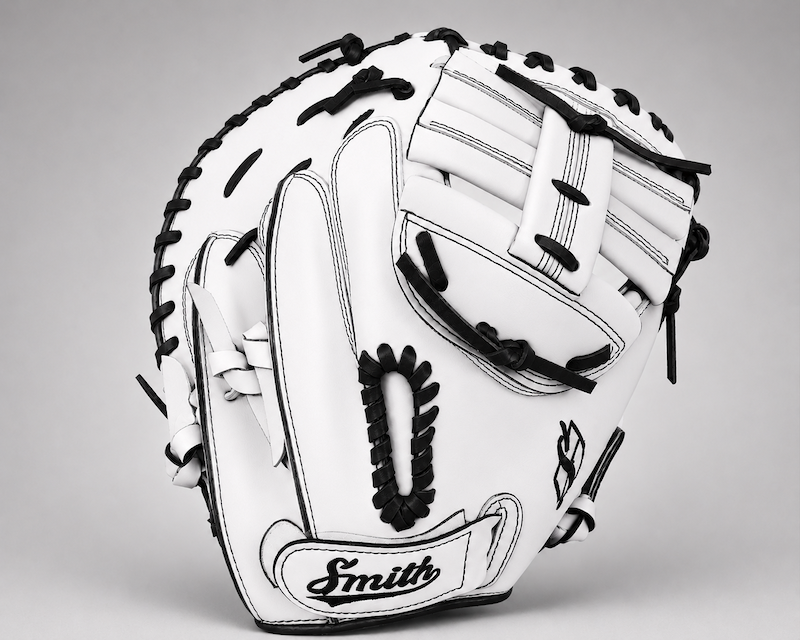 Smith SBCM-White Black (Softball Catchers Glove)