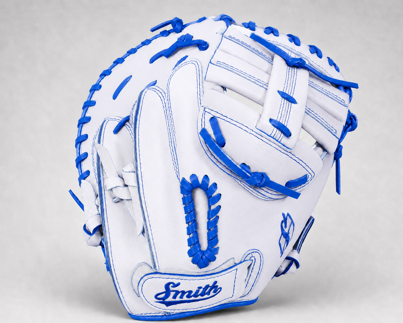 Smith SBCM-White Blue (Softball Catchers Glove)