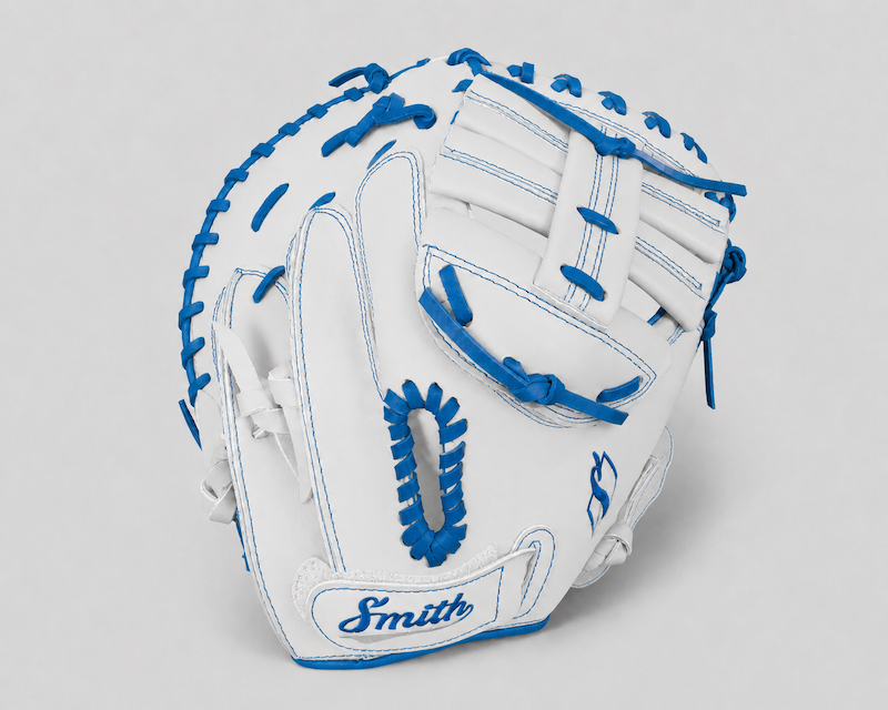 Smith SBCM-White n Blue (Softball Catchers Glove)