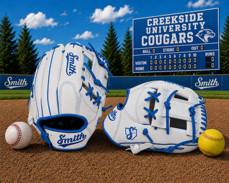Smith FGIW-White n Blue Baseball and Softball Glove
