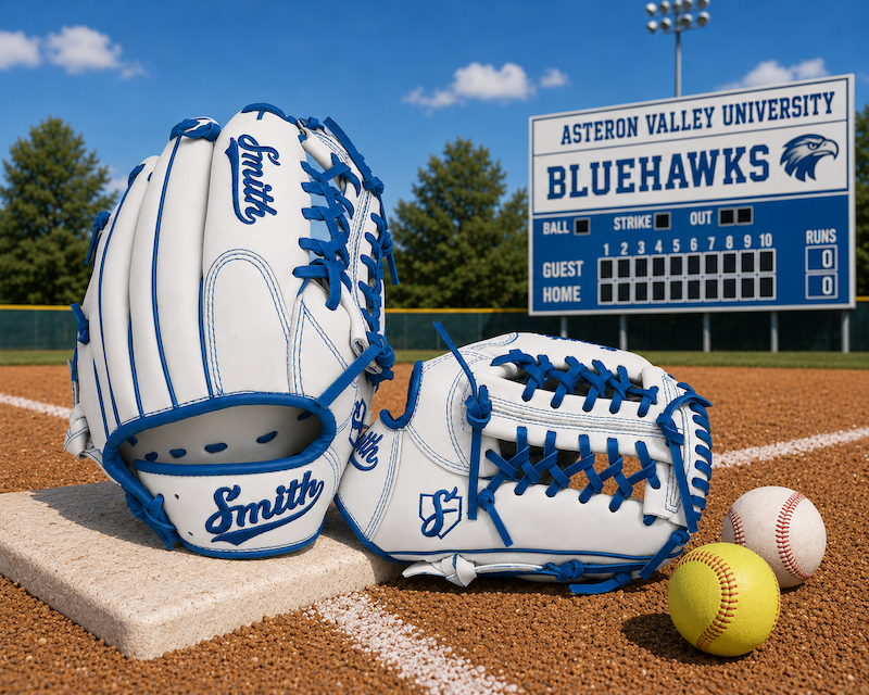Smith FGNW-White n Blue Baseball and Softball Glove