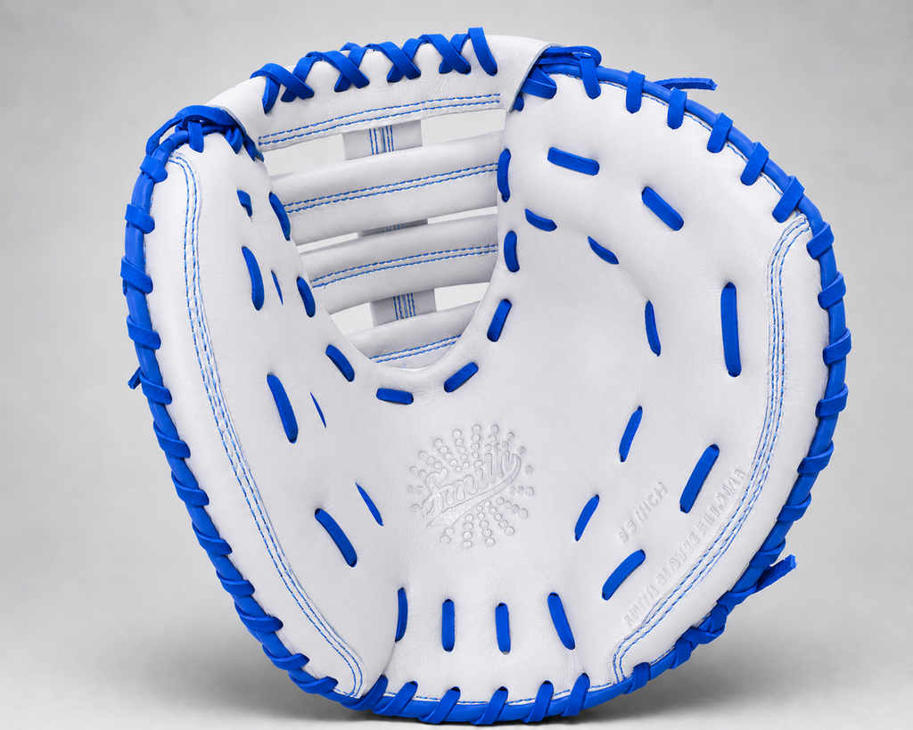 Smith SBCM-White Blue (Softball Catchers Glove)