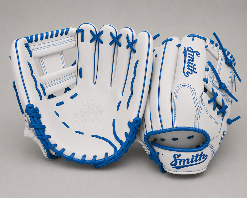 Smith FGIW-White n Blue Baseball and Softball Glove