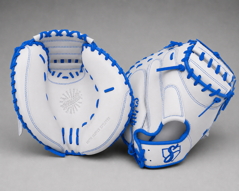 Smith BBCM-White n Blue (Baseball Catchers Glove)
