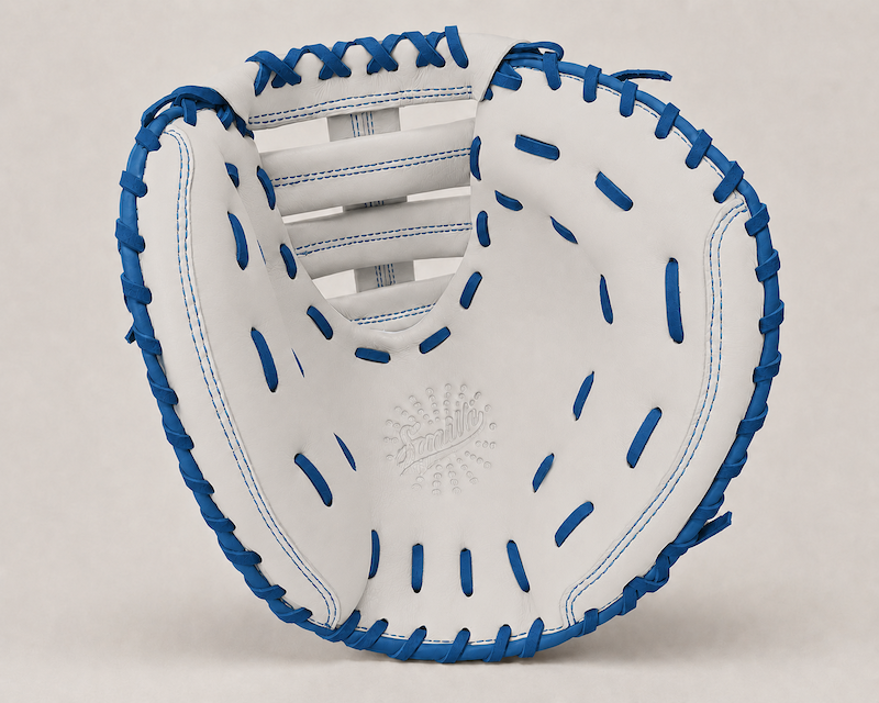 Smith SBCM-White n Blue (Softball Catchers Glove)