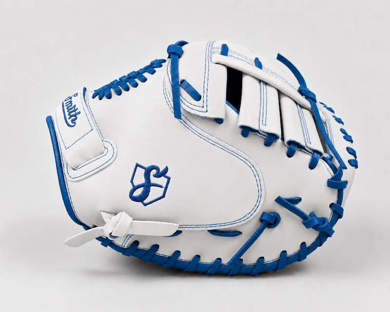 Smith SBCM-White n Blue (Softball Catchers Glove)