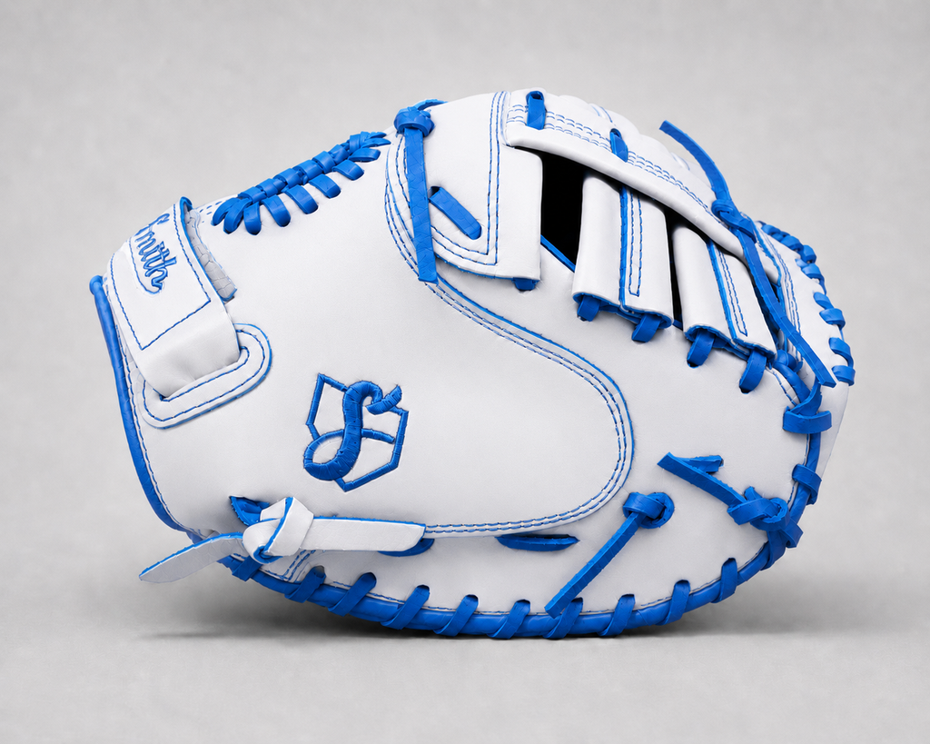 Smith SBCM-White Blue (Softball Catchers Glove)