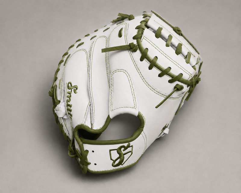 Smith BCM-White n Green (Baseball Catchers Mitt)