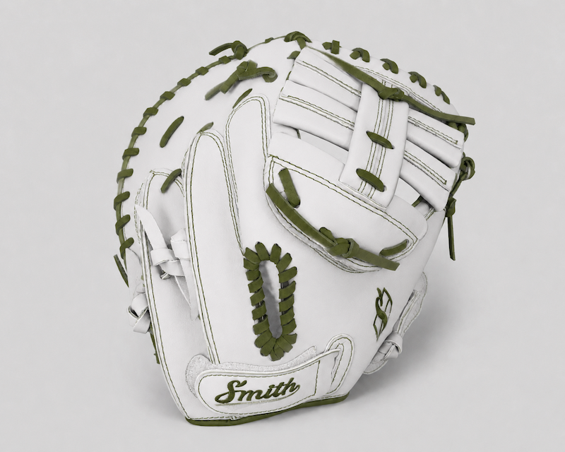 Smith SBCM-White n Green (Softball Catchers Glove)