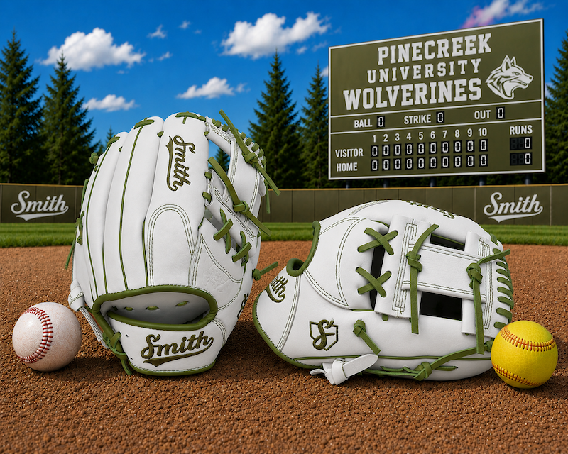 Smith FGIW-White n Green Baseball and Softball Glove