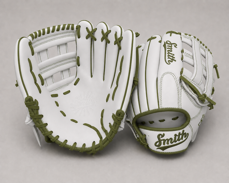 Smith FGHW-White n Green Baseball and Softball Glove