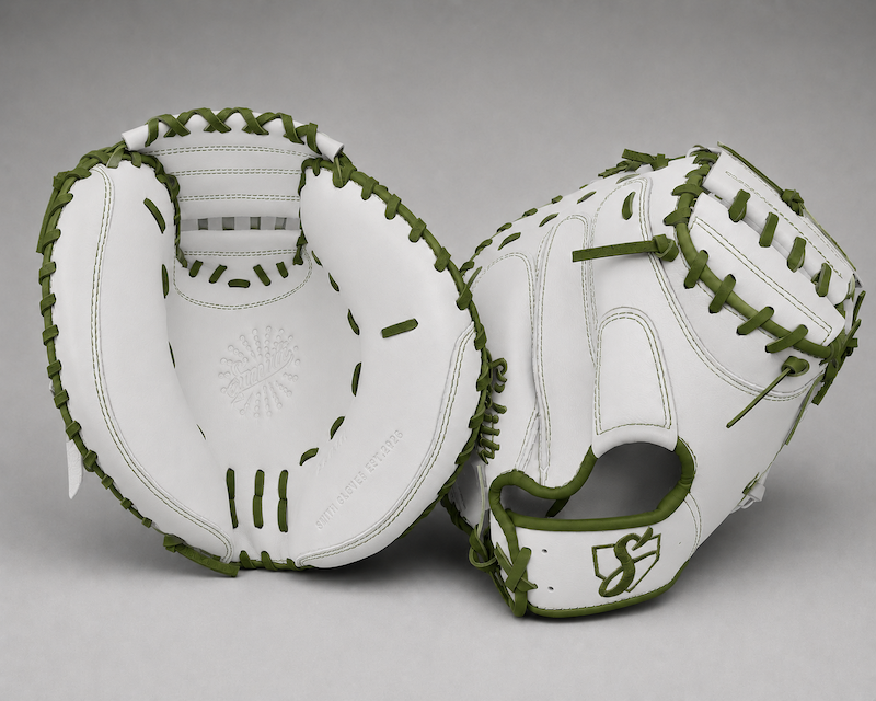 Smith BCM-White n Green (Baseball Catchers Mitt)