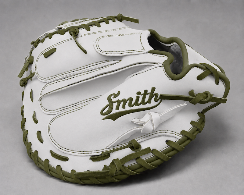 Smith BCM-White n Green (Baseball Catchers Mitt)