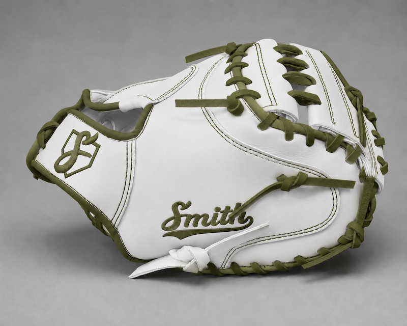 Smith BCM-White n Green (Baseball Catchers Mitt)