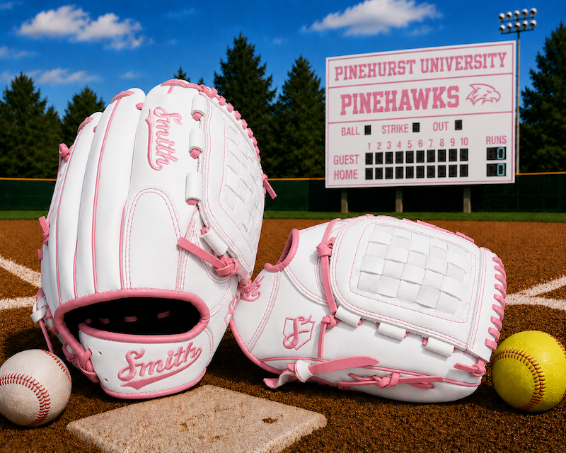 Smith FGBW-White n Pink Baseball and Softball Glove