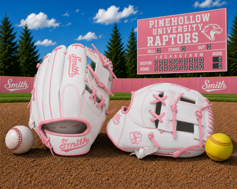 Smith FGIW-White n Pink Baseball and Softball Glove