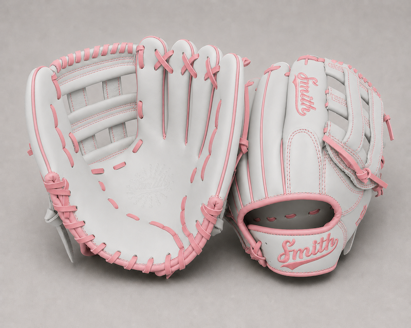 Smith FGHW-White n Pink Baseball and Softball Glove