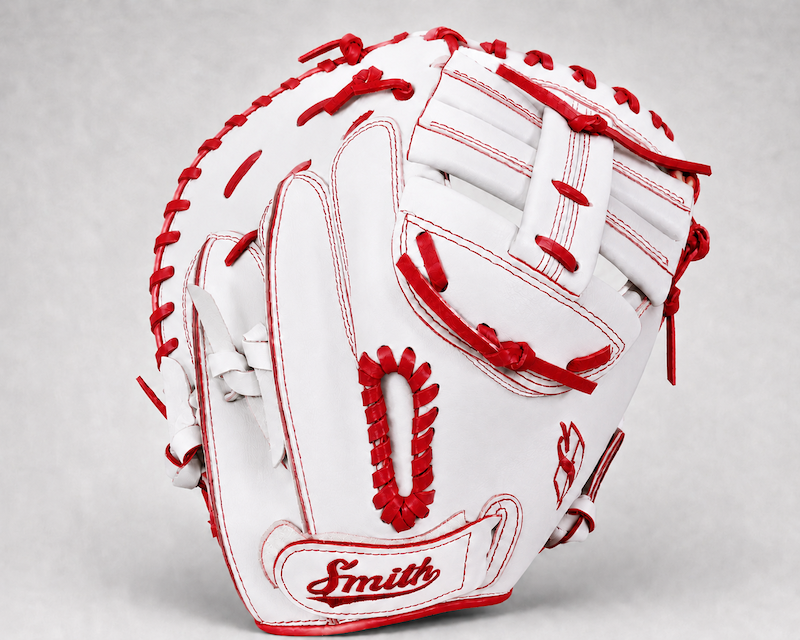 Smith SBCM-White Red (Softball Catchers Glove)