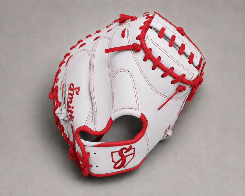 Smith BBCM-White n Red (Baseball Catchers Glove)