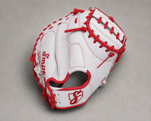 Smith BBCM-White n Red (Baseball Catchers Glove)