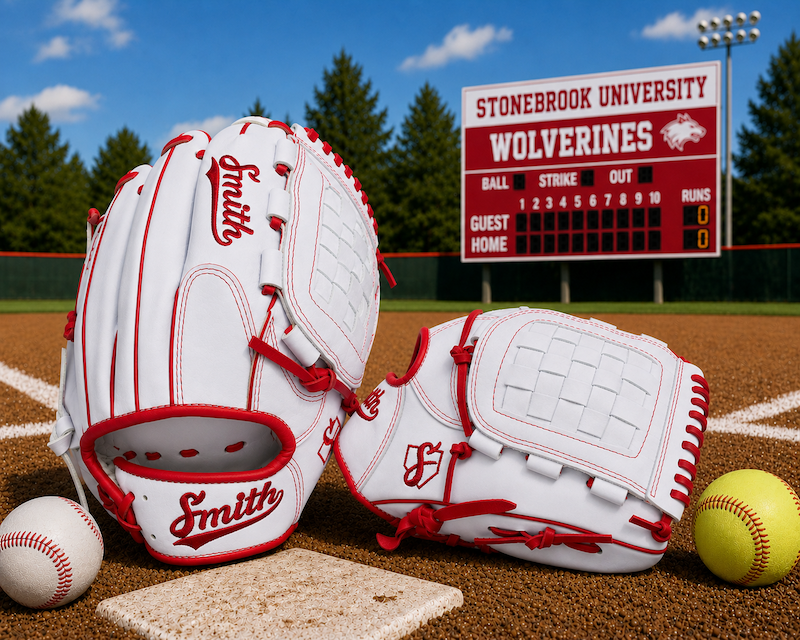 Smith FGBW-White n Red Baseball and Softball Glove