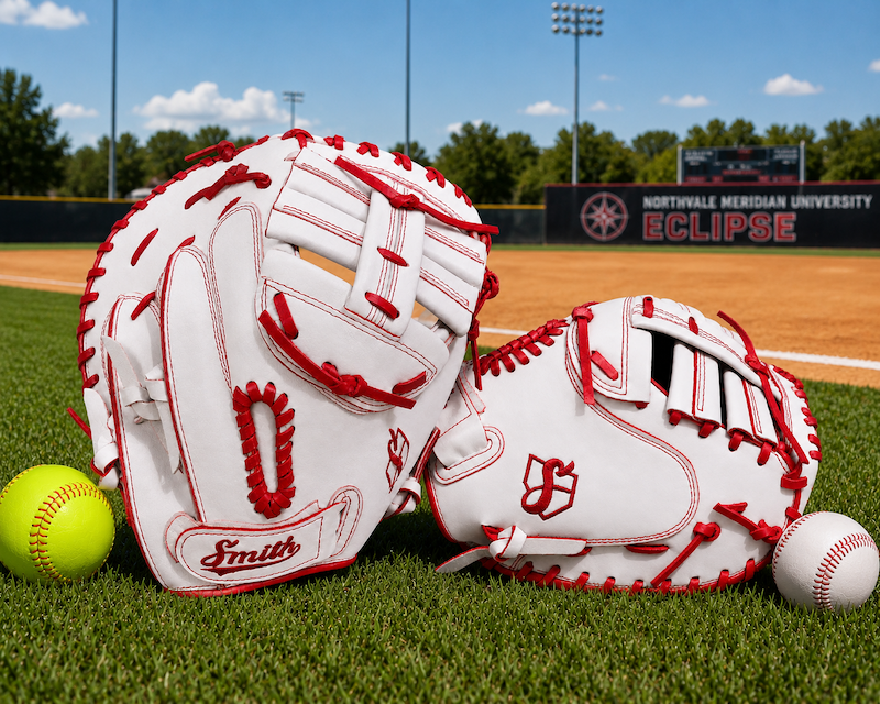 Smith SBCM-White Red (Softball Catchers Glove)