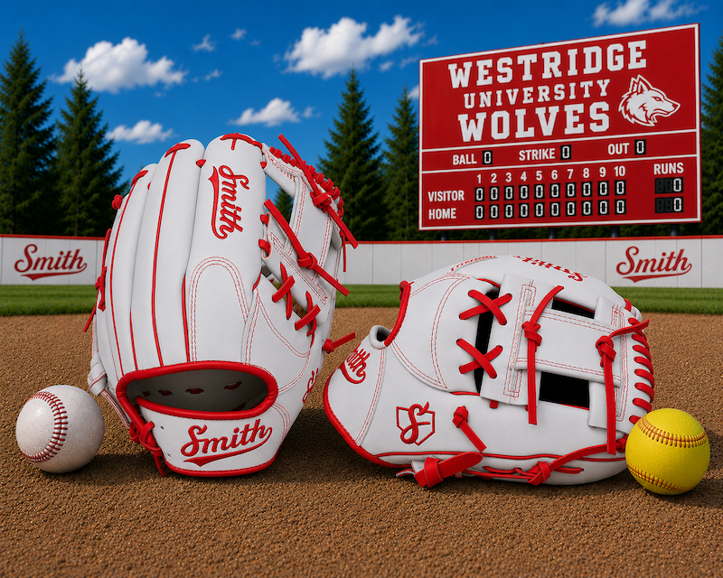 Smith FGIW-White n Red Baseball and Softball Glove