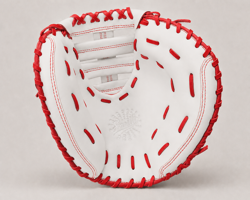 Smith SBCM-White n Red (Softball Catchers Glove)