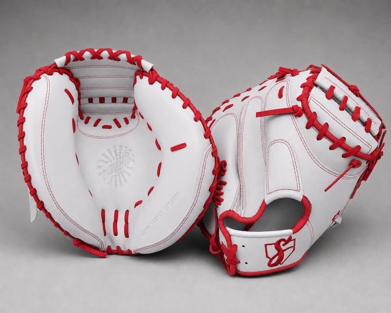 Smith BBCM-White n Red (Baseball Catchers Glove)