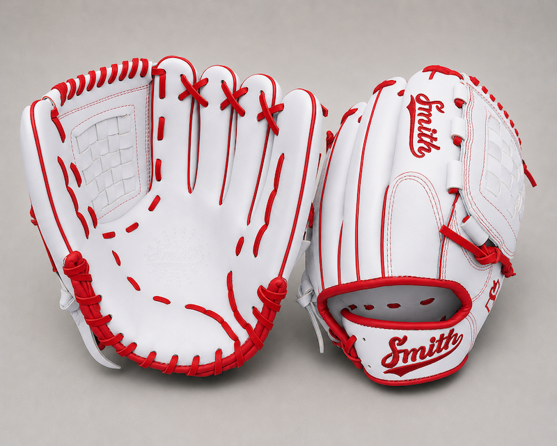 Smith FGBW-White n Red Baseball and Softball Glove