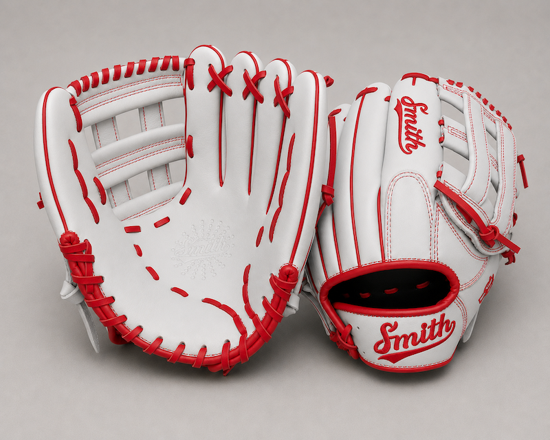 Smith FGHW-White n Red Baseball and Softball Glove