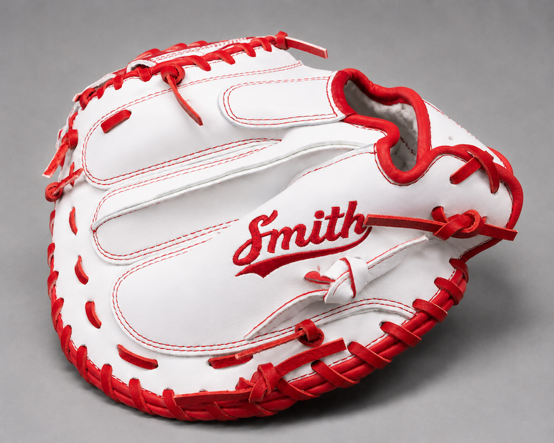 Smith BBCM-White n Red (Baseball Catchers Glove)