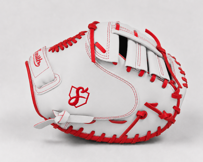 Smith SBCM-White n Red (Softball Catchers Glove)