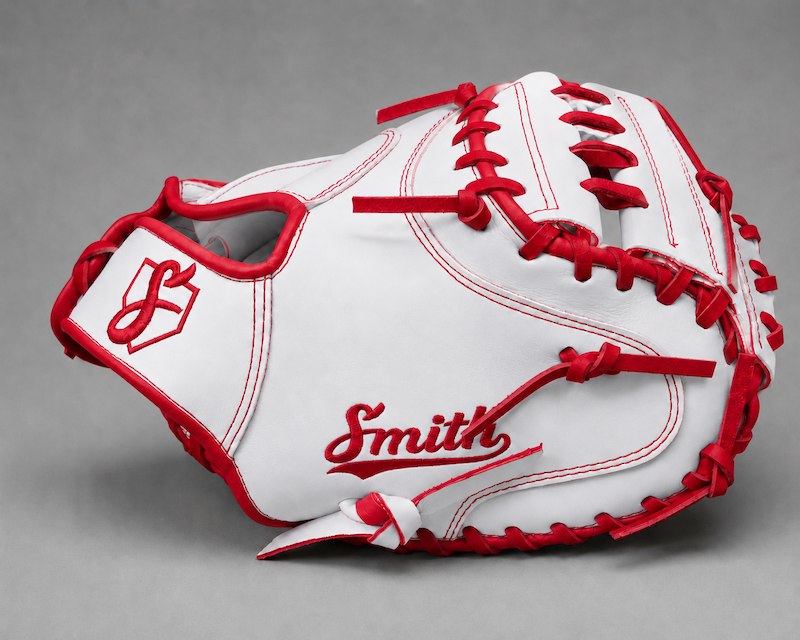 Smith BBCM-White n Red (Baseball Catchers Glove)