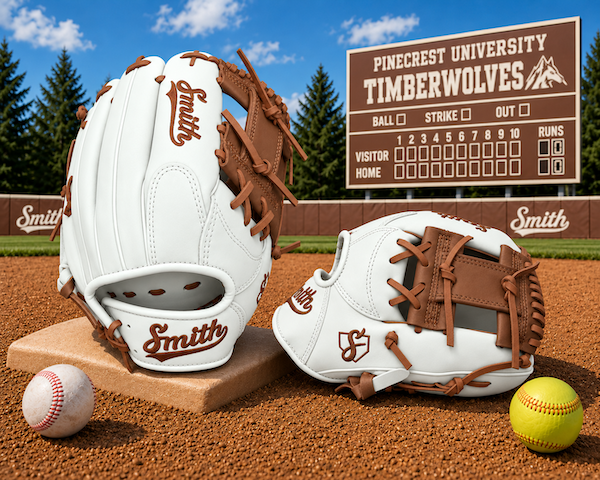 Smith FGIW-White n Brown Web Baseball and Softball Glove