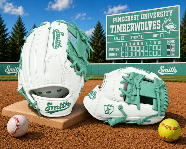 Smith FGIW-White n Green Web Baseball and Softball Glove