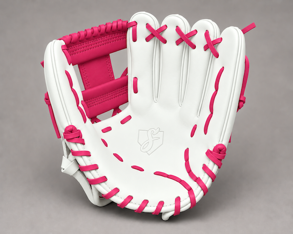 Smith FGIW-White n Pink Web Baseball and Softball Glove
