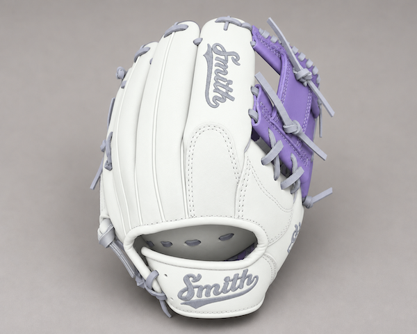 Smith FGIW-White n Purple Web Baseball and Softball Glove