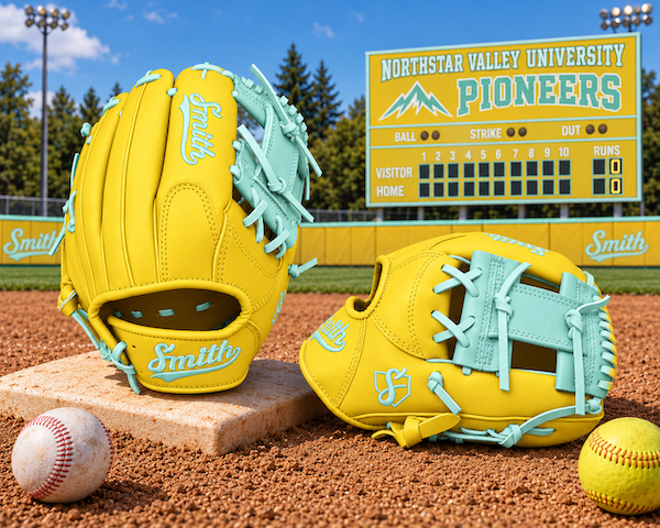 Smith FGIW-Yellow n Mint Web Baseball and Softball Glove